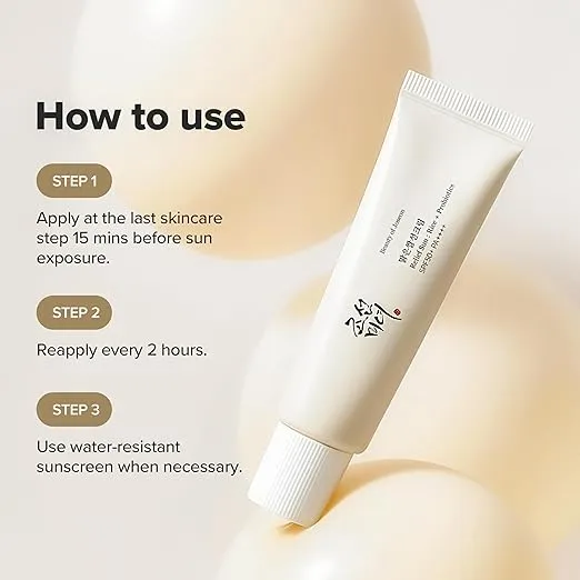 Beauty of Joseon Relief Sun SPF50+ (Rice + Probiotics) (50ml) 9
