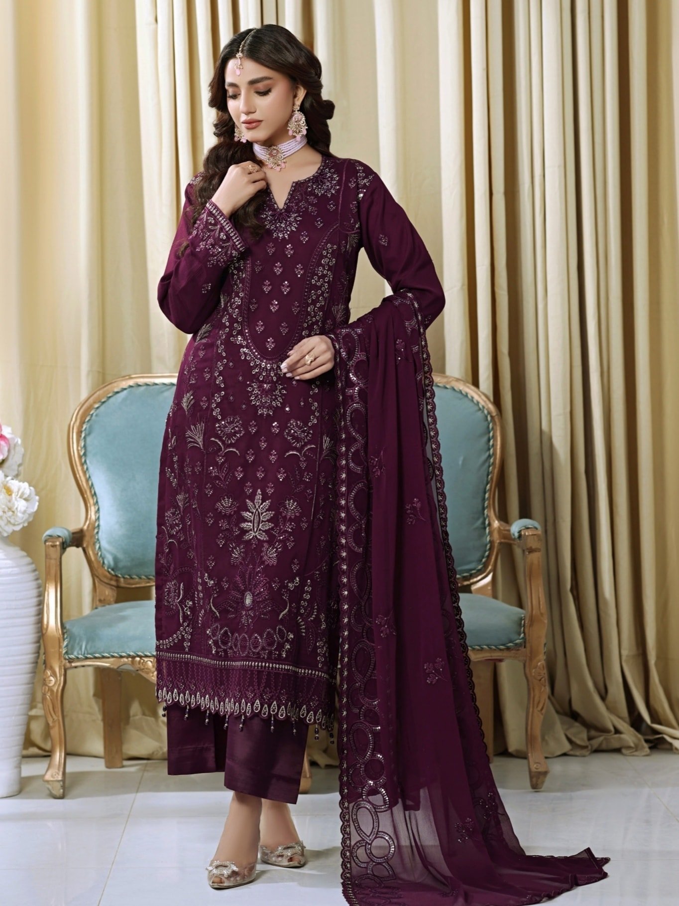 BIN HAMEED – ESHAAL (3pc Unstitched) 9